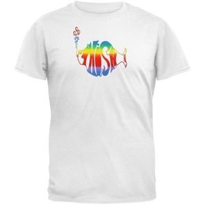 Phish Rainbow Logo White Tshirt